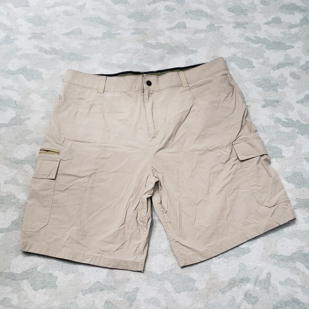 Orvis Shorts Mens 40 Brown Cargo Pockets Outdoors Hiking Camp Workwear